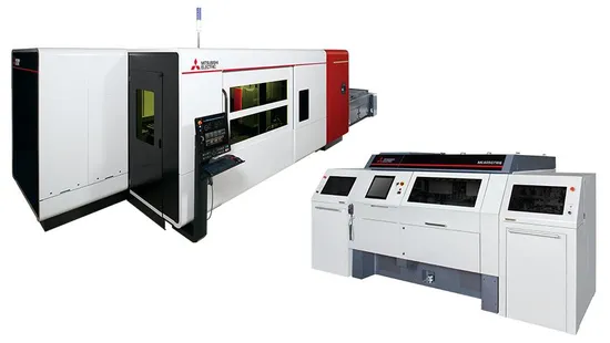 Fast Speed and High Precision 3D 5 Axis Mitsubishi CO2 Laser Cutting Machine Modernize to Fiber Laser Cutting Machine