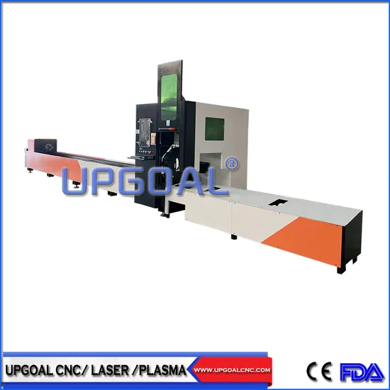 Angle Steel/Channel Steel/H Beam Steel Fiber Laser Cutting Machine with Automatic Loading