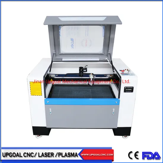 Small 9060 CO2 Laser Engraving Cutting Machine for Non-Woven Fabric & Plywood
