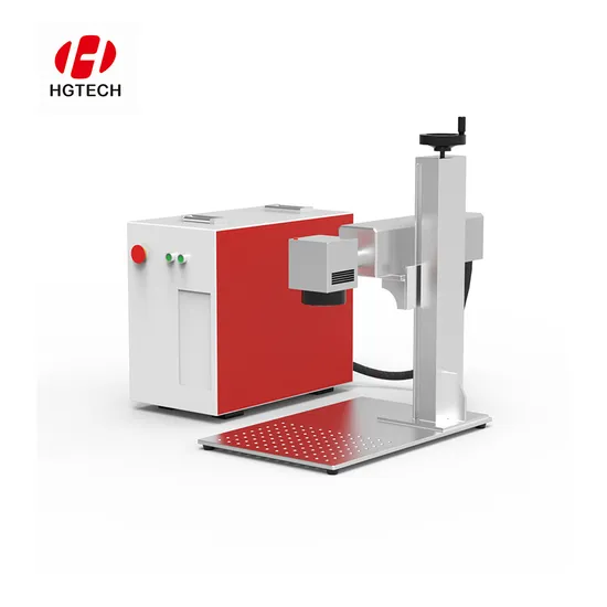 Hgtech High Efficiency No Consumables 20W 30W 40W 50W 100W CO2 UV Fiber Laser Marking Machine for Metal Plastic Surface Marking for Jewelry Plastic Wood