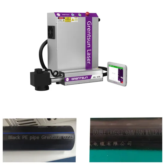 High Speed Laser Marking Machine for Plastic Pipes