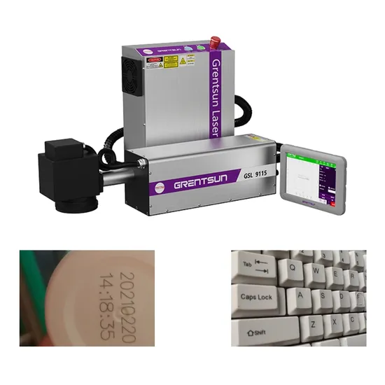 OEM Labels Portable 5W UV Laser Coding Machine Foils Tiles Desktop High Speed Precision CE Fast Coding Cosmetics Solar Panels