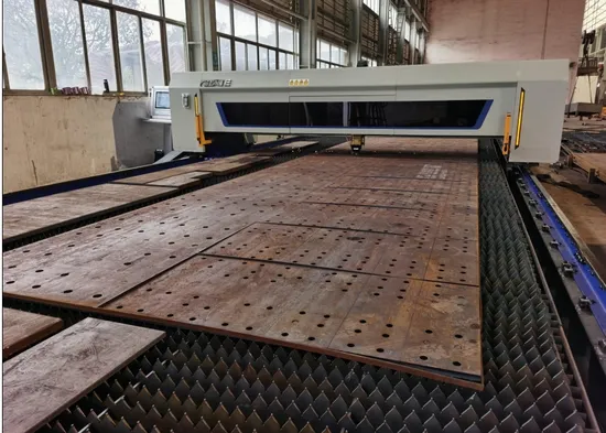 High Power Gantry Type Large Format Laser Cutting Machine 20kw 30kw 12kw