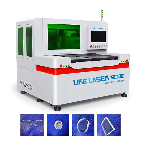 Laser Cuts Glass Industry Sihao 100W CO2 Glass Laser Engraver Cutter Cutting Glass CNC Laser Cutting Machine