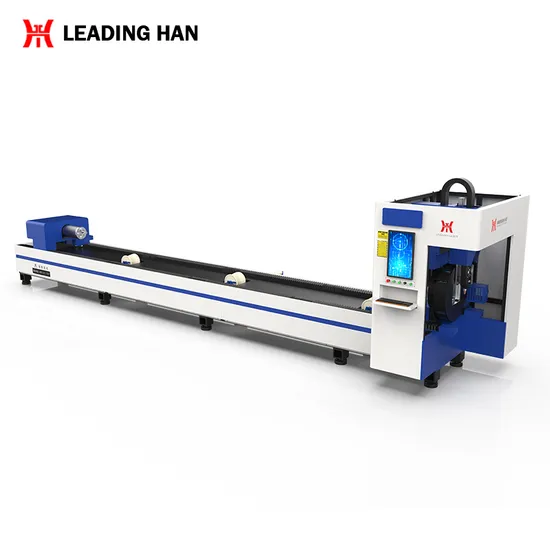Manufacturer Laser Cutting Metal Machines Two Chuck Tube Fiber Laser Cutting Machine
