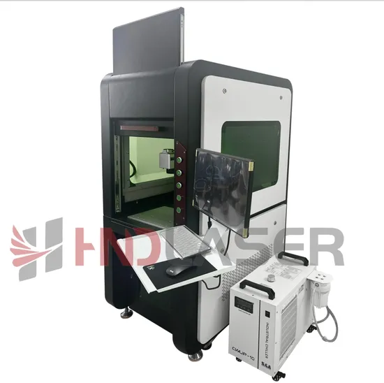 Enclosed Metal and Nonmetal 3D UV Laser Printer Marking CNC Engraving Machine