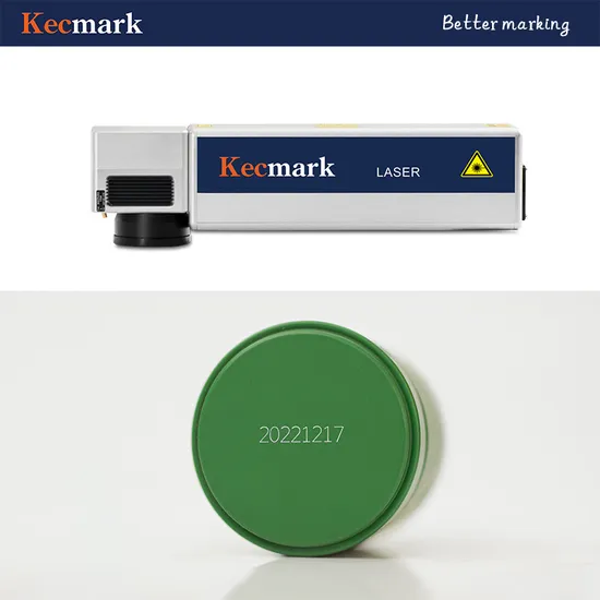 IP65 30W Production Date Laser Printing SGS Metal Kecmark Marking