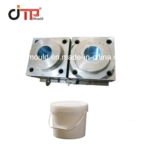 Plastic Paint Bucket Injection Mold with Round Design