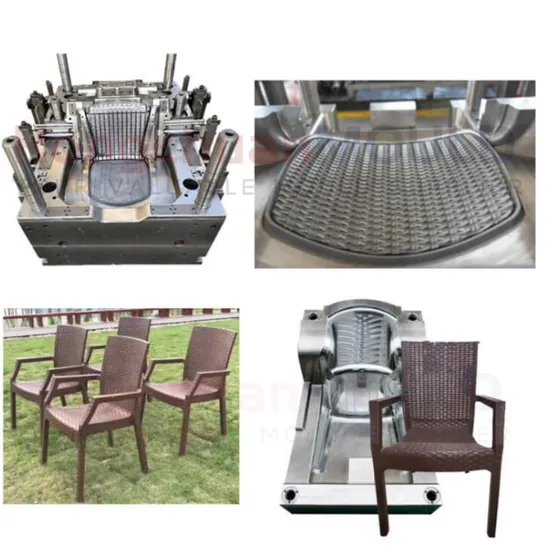 Plastic Rattan Chair Mould Household Furniture Chair Injection Molding Mold