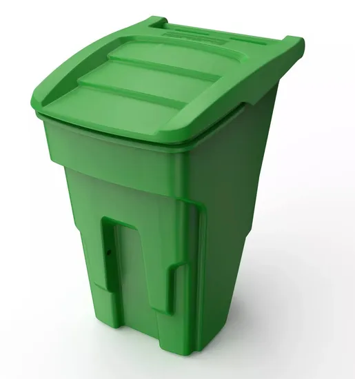 OEM Aluminum Casting Rotomolding Mould for Rotomolded Plastic 240L Dust Bin