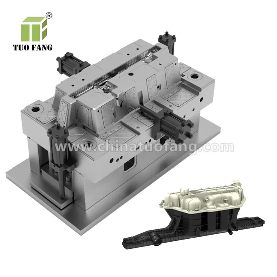 Track Parts Mould PA66+30%GF Plastic Track Tank Mould Truck Radiator Water Tank Mould
