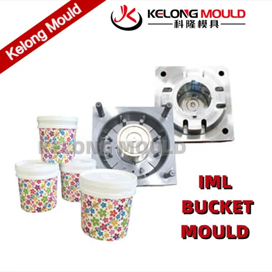 4L 10L 20L Round Plastic Pail Mould PP Paint Bucket Injection Mould