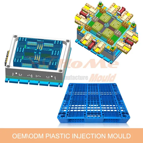 China Injection Molding Making Heavy Duty HDPE Plastic Pallet Injection Mould