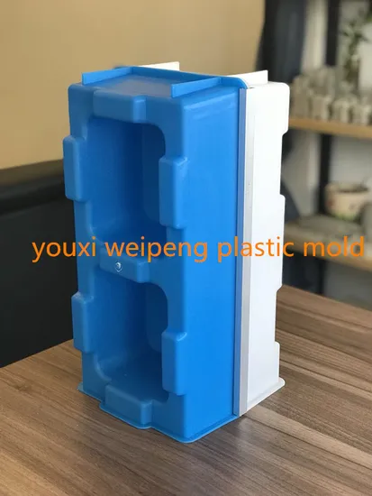 Interlocking Plastic Concrete Mould for Hollow Block Bricks in Stock