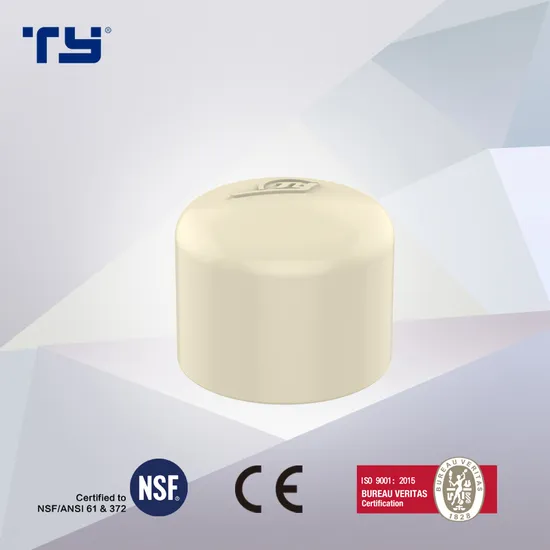 CPVC End Cap with DIN Standard Pn16 Water Supply Pressure Pipe Fitting