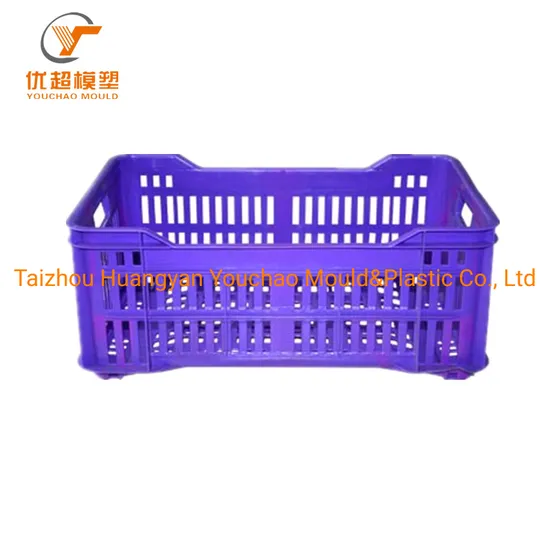 Vegetable & Fruit Plastic Injection Turnover Container Box Crate Mould