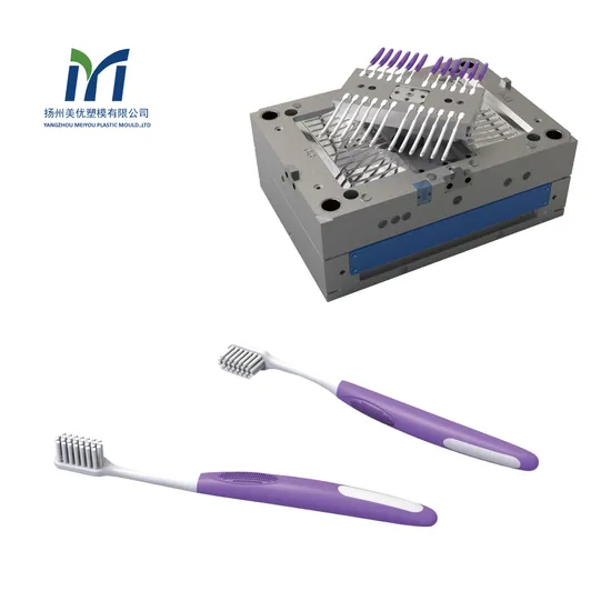 Plastic Injection Mould for Adult Toothbrush Mold to Produce Plastic Mold Maker for Mould Plastic Injection Machine PP TPR TPE