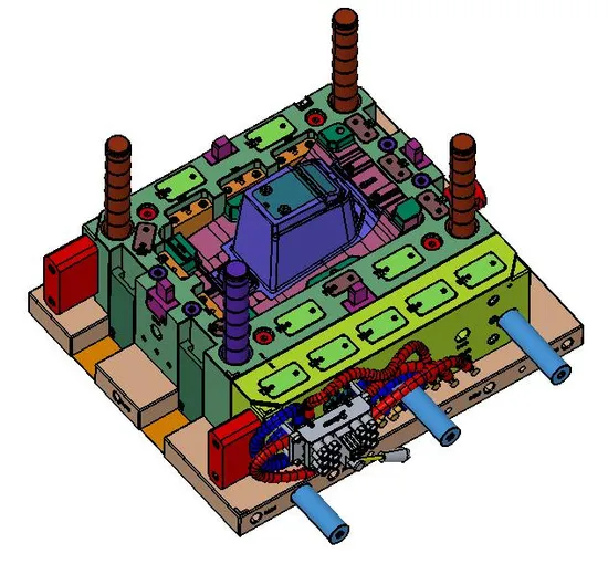 Auto Storage Box Plastic Injection Tooling Maker with Customized Mould Standard