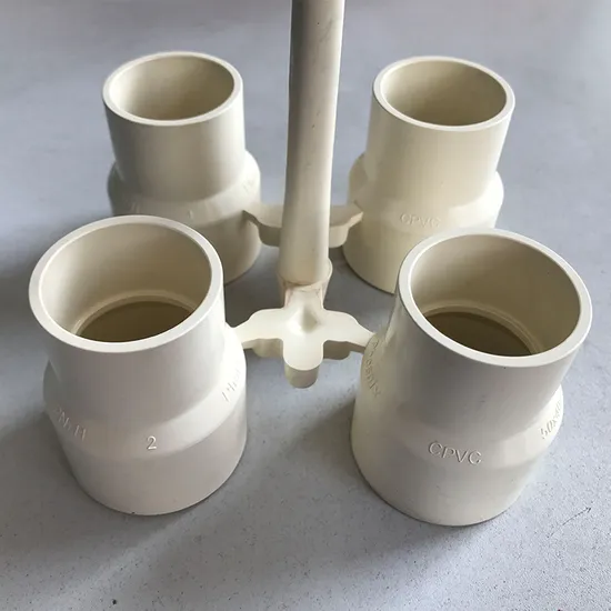 CPVC Pipe Fitting Plastic Injection Moulds Tee Elbow45-90 with DN15 to DN600