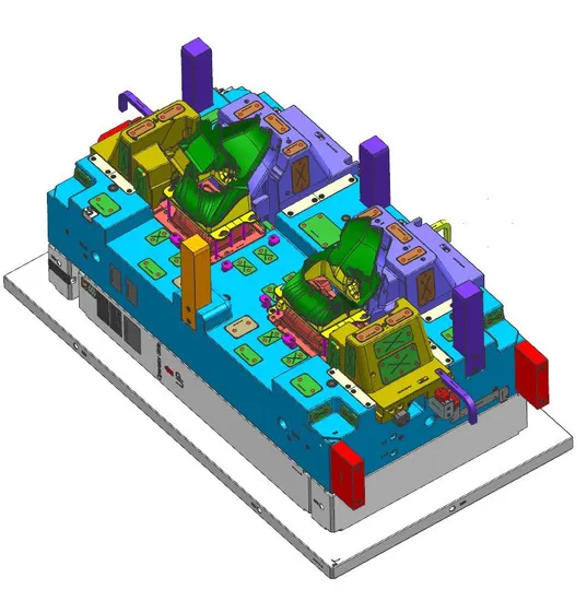 Plastic Injection Tooling for Auto Functional Part Colored Case