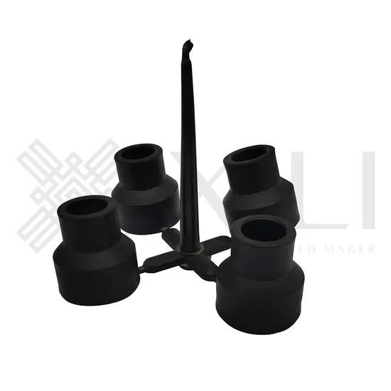 High Precision PE 25-630mm Reducing Elbow Pipe Fitting Injection Manufacturing Mould