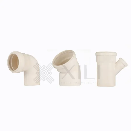 PVC 40 / 90 Degree Elbow Y Tee Pipe Fitting Collapsible Mould