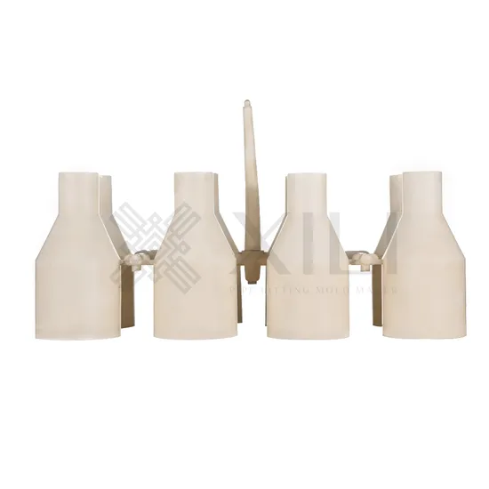 Customized Sizes Plastic White Pipe Fittings PVC Drainage Reducer Mould