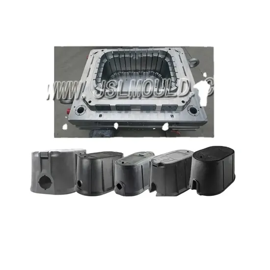 Plastic Injection Multi Jet Valve Box Water Meter Box Mould
