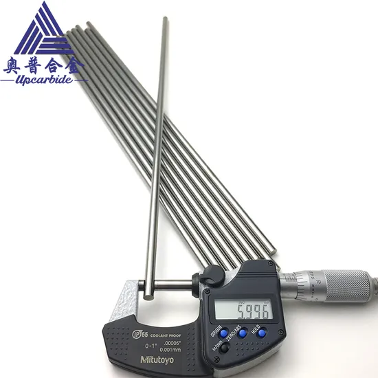 H6 Polished Solid Carbide Rods Dia. 6*330mm Tungsten Cemented Carbide Rod for Endmills