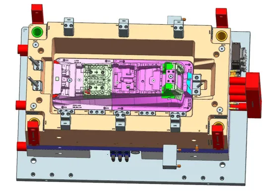 Bently Console Plastic Injection Mold for Auto Mucell Foaming Part