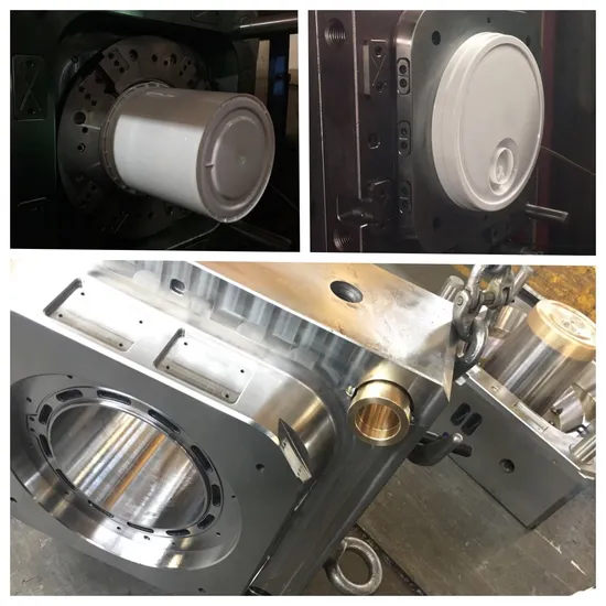Plastic Injection Bucket Mould Manufacturers 20L Customization Commodity Paint Round Pail Mold