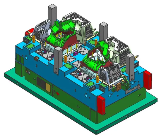 Plastic Injection Tooling for Auto Functional Part Box