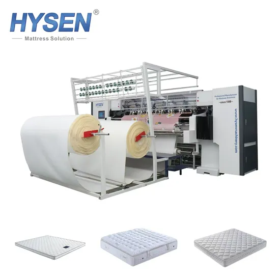 Hsw3200 Mattress Machine Factory High Speed Shuttleless Automatic Quilting Sewing Textile Embroidery Single Production Machine