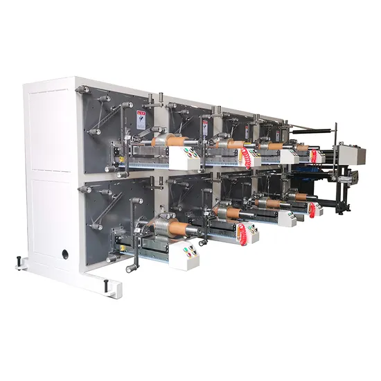 Multi Heads Film Foil Tape Slit Spooling Machine Line Spool Winding Machine