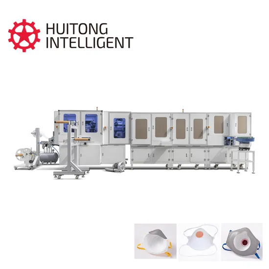 P3 Cup Mask Making Machine Fully Automatic Ultrasonic Mask Making Machine Disposable N95 Fold Face Mask Machine