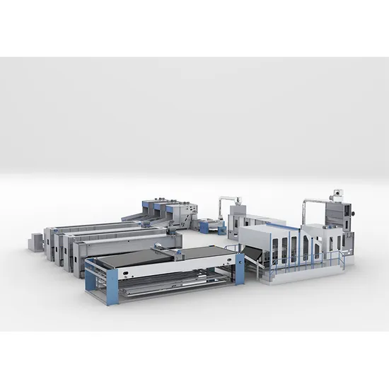 Al--Tgb 6500mm Pet Fiber Needle Punching Geotextile Production Line
