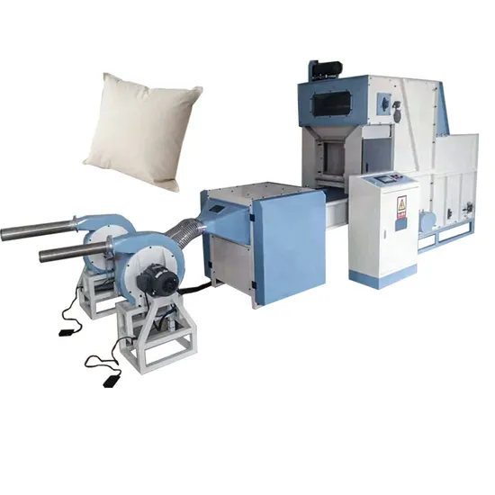 China Factory OEM Customized Feeding Pillow Filling Production Line Machine for Stuffing Pillows