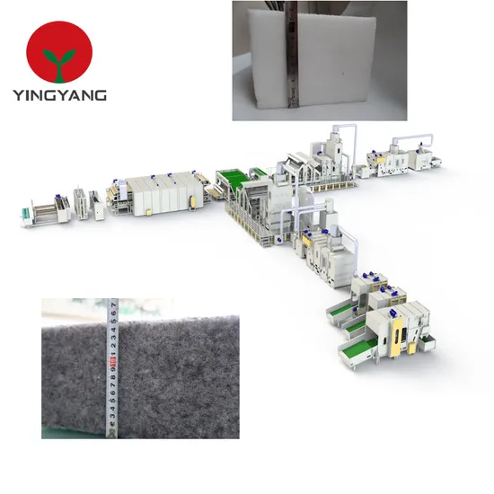 Vertical Lapping Wadding Production Line-Yingyang