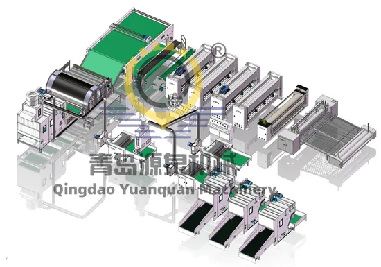 Non Woven Needle Punching Felt Production Line with Needle Loom