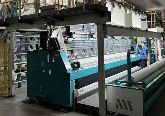 RS3 Msus PVC Flex and Banner Biaxial Weft Insertion Raschel Warp Knitting Machine