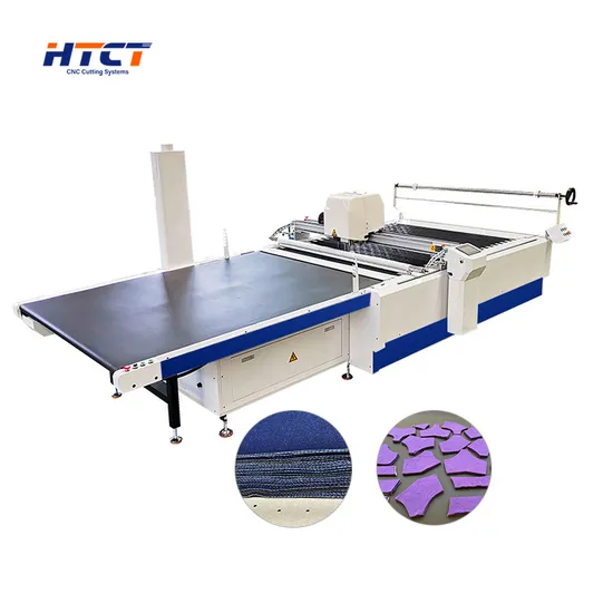 CNC Industrial Cutting Table Cloth Fabric Cutting Machine with Spreader and Table