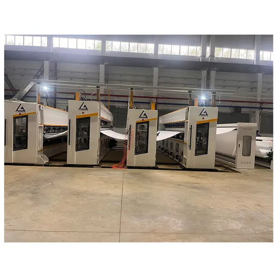 Al--Tgb 4800mm Pet Fiber Needle Punching Geotextile Non Woven Making Machine