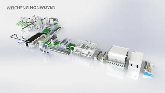 Nonwoven Machine Spunlace Production Line for Facial Medical Supplier Wet Tissue
