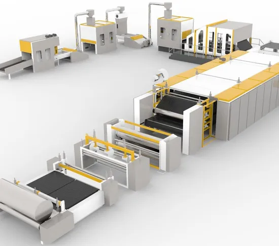 Abrasive Pad Scouring Pad Needle Punching Non Woven Making Machine