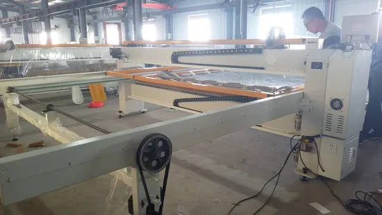 High Performance Single Needle Quilting Sewing Machinery with Working Table