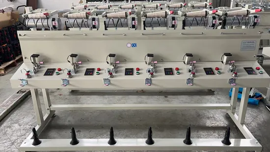 Two Side 12 Spindles Yarn Rewinding Machine