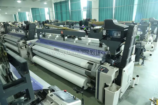 Kaishuo Machinery Latest Double Nozzle Dobby Shedding High Density/Creative Design Water Jet Loom
