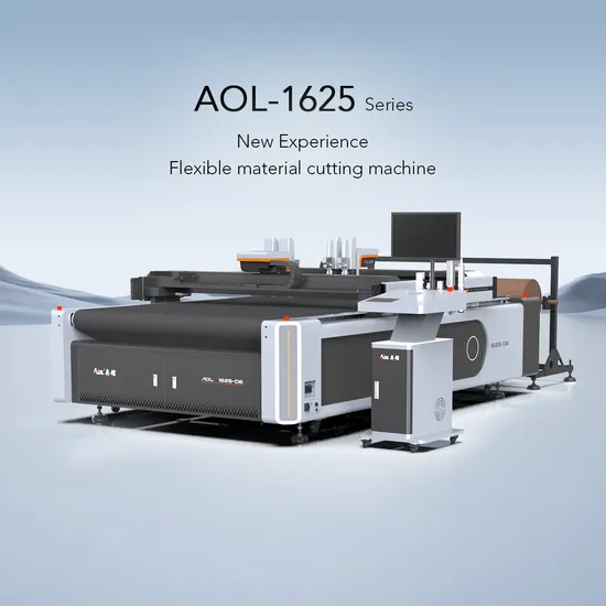 Aol 1625 CNC Automatic Cloth Leather Fabric Carpet Plotter Car Mat Cutting Machine