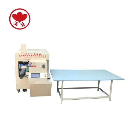 Pillow Coiling Machine, Pillow Rolling Packing Machine