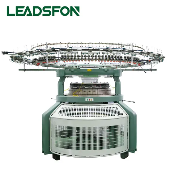 Leadsfon Separately Adjusted Yarn Double Jersey Circular Braid Knitting Machine